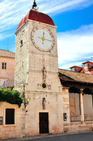 old city, city of trogir  trau , dalmatia, croatiaの写真素材