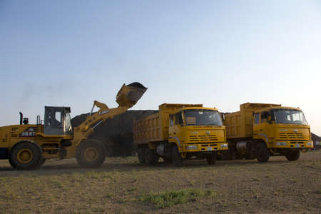 Truck on the prairieのeditorial素材