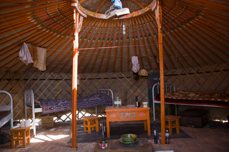 Yurt interiorのeditorial素材