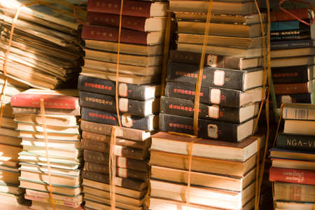 Old booksのeditorial素材