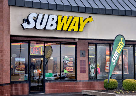 Springfield, Missouri - March 20, 2019:   Subway Restauraut. Subway is an American fast food...