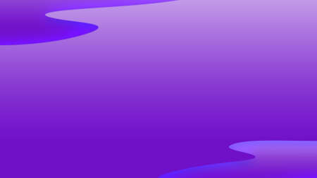 Purple neon gradient background with soft 3d shapes on it. Illustration