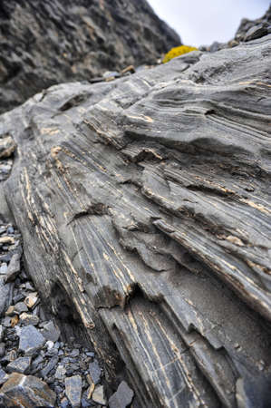Stones of Alps with various shapes and coloursの写真素材