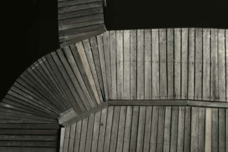 wood bridgeの写真素材