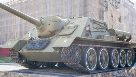 war tank in front of the Museum of the Revolution in Cubaのeditorial素材