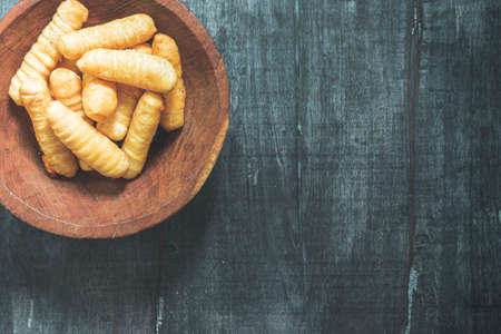 traditional cheese sticks from the venezuelan gastronomy called tequeÃ±osの写真素材