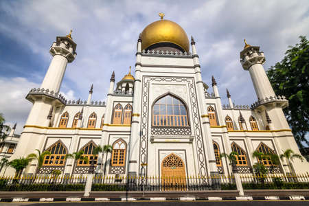 Muslim architecture in the Singapore Mosqueのeditorial素材