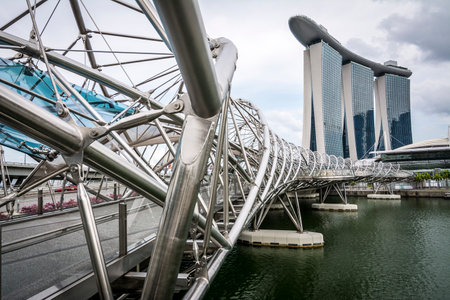 beautiful Gardens by the Bay in Singaporeのeditorial素材
