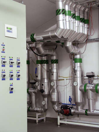 pipeline in the building, power and energy