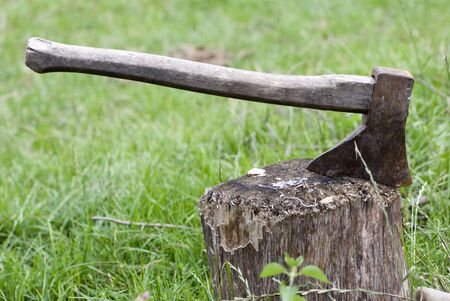 axe in the stump