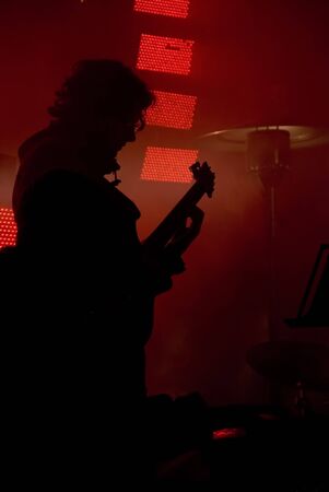 A rock concert performanceの写真素材