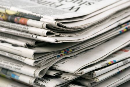 newspaper stack