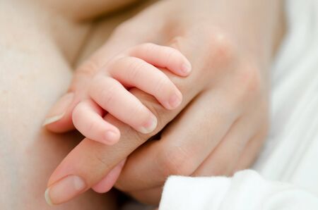 A newborn childの写真素材