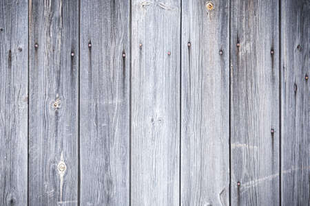 Old wood planks texture background. Wood background banner, with nails.の写真素材