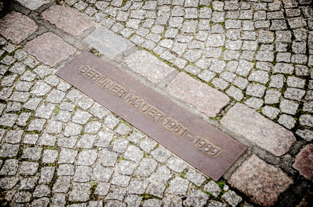 On the Trail of the Berlin Wallの写真素材