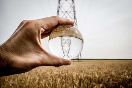 Power grid is at the heart of the energy transitionの写真素材