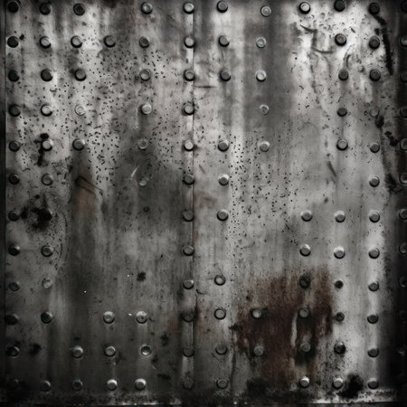 Metal texture with rivets. metal background. Metal texture with rivets.の素材