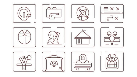 bundle of security set icons vector illustration design graphic flat style iconの素材