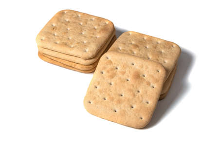 Mount cookies on white isolated background