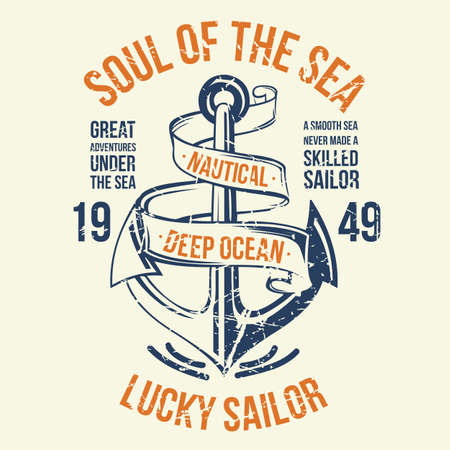 Anchor Sailor Tee Design