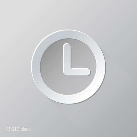 Clock Flat Icon Design