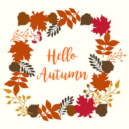 Beautiful Autumn Backgroundのイラスト素材