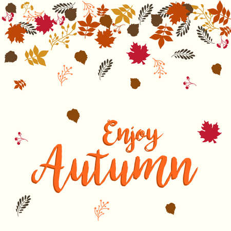 Beautiful Autumn Backgroundのイラスト素材