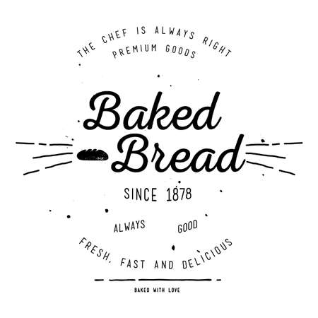 bakery labelのイラスト素材