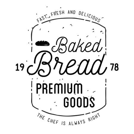 bakery labelのイラスト素材