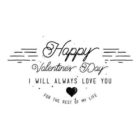 Happy Valentine's Day Card Designのイラスト素材