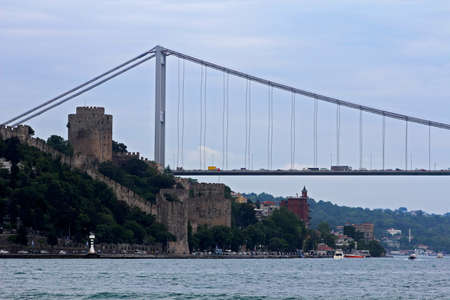Rumeli on bosphorus in Istanbul, Turkey.のeditorial素材