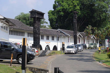 Muzium Seni (Art Museum) in Kuching, Malaysia.のeditorial素材
