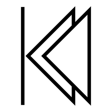 Left arrowのイラスト素材