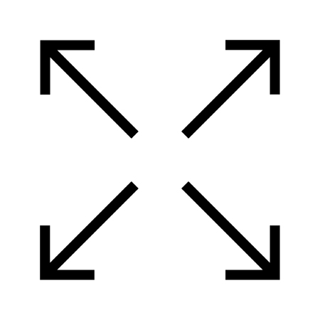 Expand arrowのイラスト素材