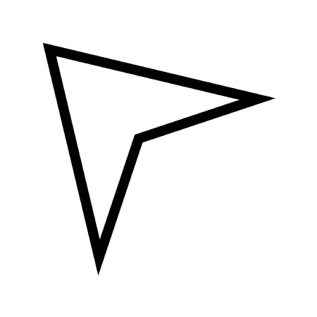 Pointer arrowのイラスト素材