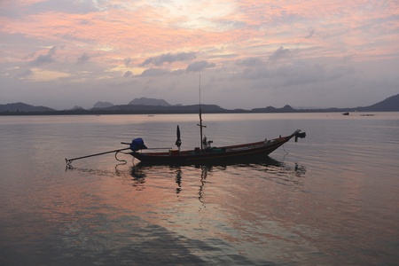 Sunset on the seaの素材