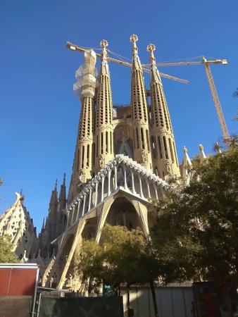 The church of rock and pillar is nothing without the many colors of light.のeditorial素材