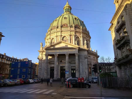 The church of rock and pillar is nothing without the many colors of light.のeditorial素材