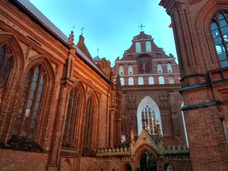 The church of rock and pillar is nothing without the many colors of light.のeditorial素材