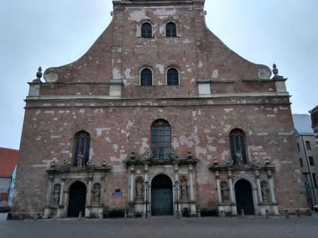 The church of rock and pillar is nothing without the many colors of light.のeditorial素材