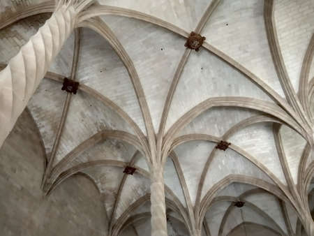 The church of rock and pillar is nothing without the many colors of light.のeditorial素材