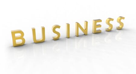 3d rendered golden text on a white background. 5500x3000 pixels.の写真素材