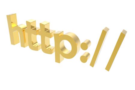 3d rendered golden text on a white background. 6000x4000 pixels.の写真素材