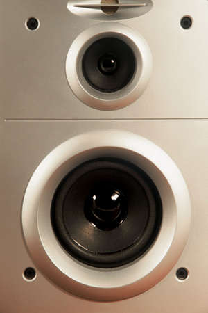 Silver Speakerの写真素材