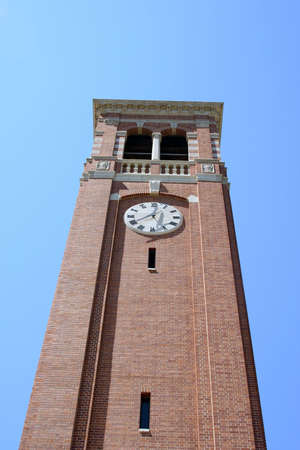 Brick clock towerの写真素材