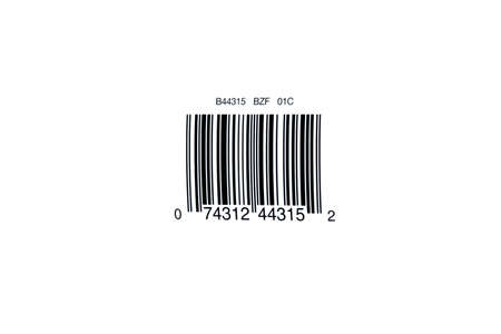  Barcode on a white backgroundの写真素材