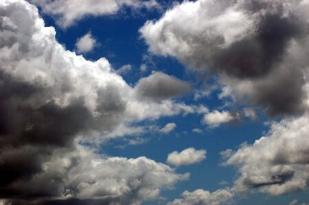breaking cloudsの写真素材