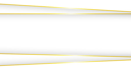 White luxury background with gold lines. product advertising scene Vector illustration.のイラスト素材