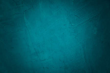 Wall blue background for insert object. Space in texture for text and object.の写真素材
