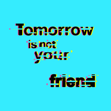 Digital glitch quote distorted screen error effect.